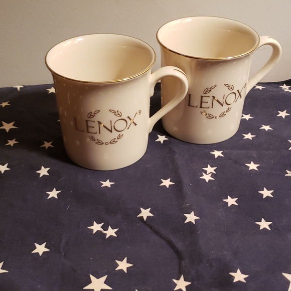 Lenox gold rimmed coffee  cups - Picture 2 of 3